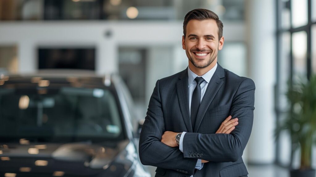 homme avec Meilleur crédit auto